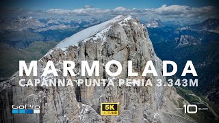 NOTTE SULLA MARMOLADA 3.343m con @SaraLazzari e Carlo Budel | Dolomiti [5K]
