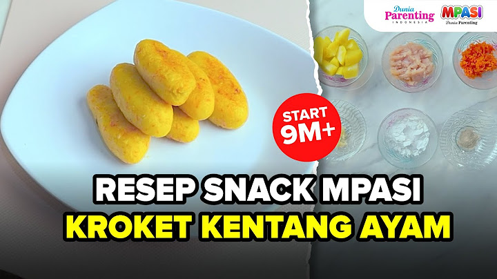 RESEP MPASI KROKET KENTANG ISI AYAM WORTEL USIA 9 BULAN Garing dan Lembut!! kesukaan anak & keluarga