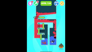 Save the fish 🦈 | Level 124 | New Update 🔥 | #shorts #games all levels
