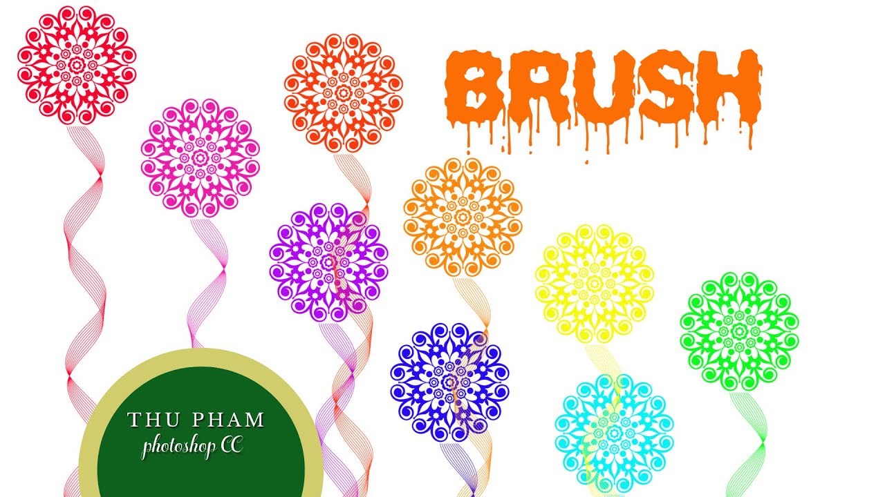 Sử Dụng Brush Trong Photoshop cơ bản| Thu Pham