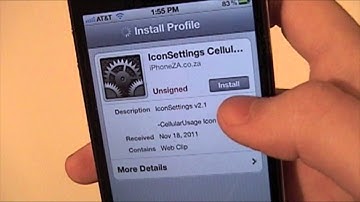 How to: Install iOS 5 settings shortcuts with IconSettings