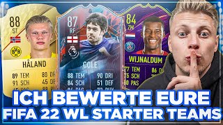 FIFA 22: ICH BEWERTE EURE ERSTEN WL STARTER TEAMS ft. HERO COLE, HAALAND und OTW WIJNALDUM