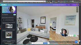 CloudPano Live Demo - How To Use Your Live Link and How Live Streaming Virtual Tour Calls Work screenshot 2