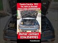 Toyota Corolla  1992 for sale in SawabiPost Code C0305202601#toyota #carforsale #corolla