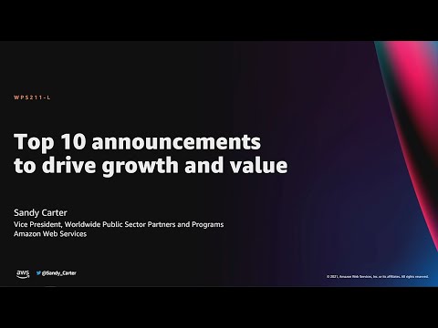 AWS re:Invent 2021 - Top 10 announcements to drive growth and value