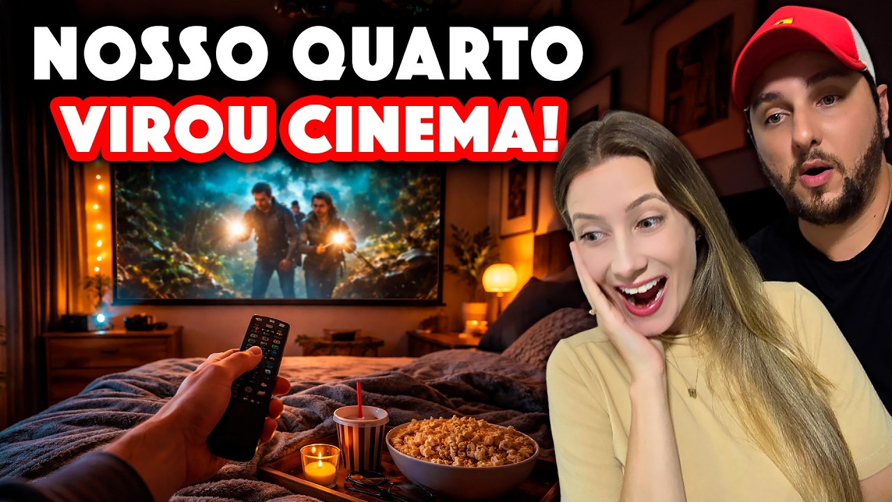 CRIAMOS UM CINEMA EM CASA + ITENS ESSENCIAIS PARA O NOSSO APÊ EM CURITIBA!