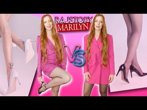 Rajstopy MARILYN: Pojedynek dwóch stylizacji ???????? Outfits with pantyhose ???????? TRENDY 2023 | Redhead