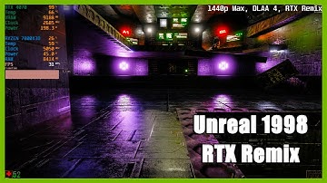 First Unreal Game (1998) - RTX Remix 2025 Ultra Graphics! (Ray Tracing)