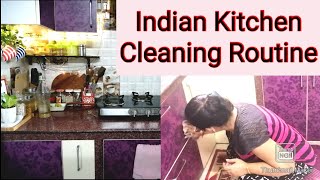 Indian Morning Kitchen Cleaning Routine।।How I Clean my Kitchen