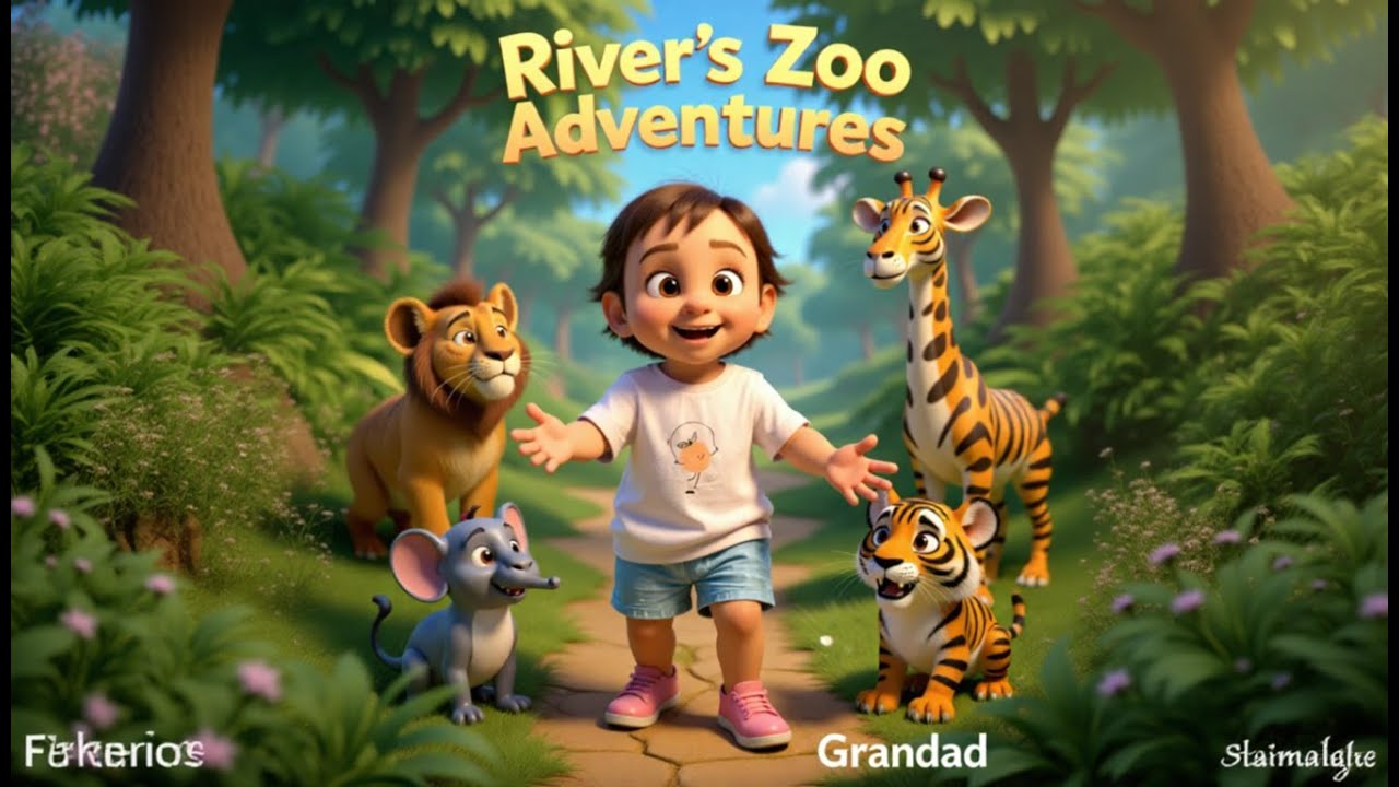 Rivers Zoo Adventures | A Zoo Adventure Story for Kids | Kids Video ...