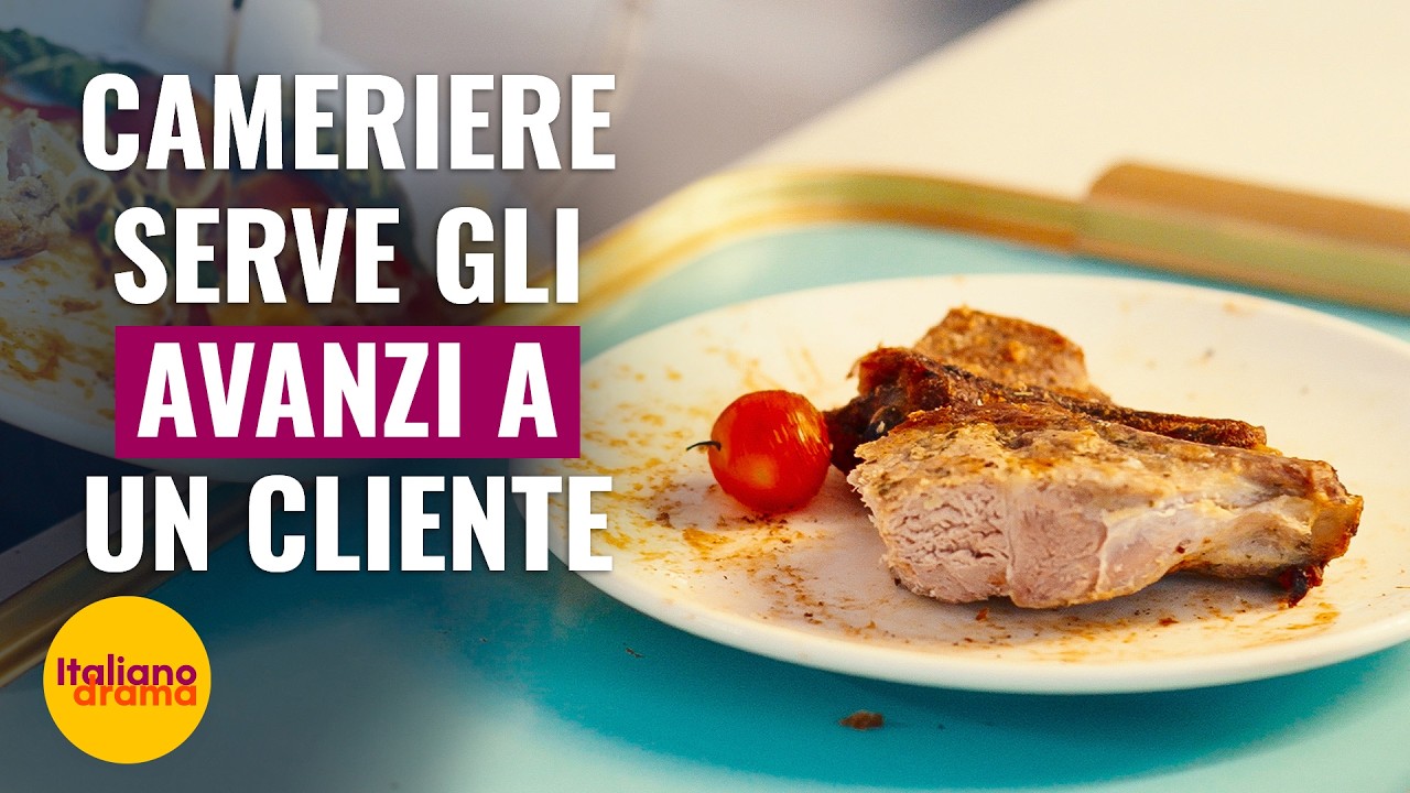 CAMERIERE SERVE GLI AVANZI A UN CLIENTE | @Drama Italiano