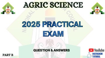 NECO 2025 Agric Practical G–K 🔥 Kolanut, Tick, Meat – 100% Real Questions & Answers (PART B)