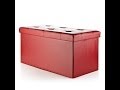 Folding Storage Ottoman with Removable Lid Folding Storage Ottoman with Removable Lid