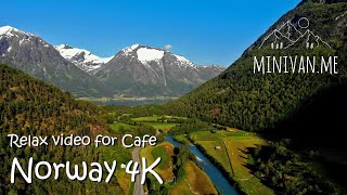 Cafe TV | Norway 4K | Scenic video for cafe | Норвегия 4K | Фоновое видео для кафе и ресторанов