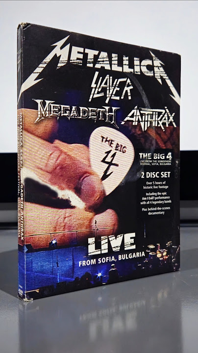 The Big Four: Live From Sofia, Bulgaria (DVD, 2010) Metallica, Megadeth, Anthrax & Slayer #metal