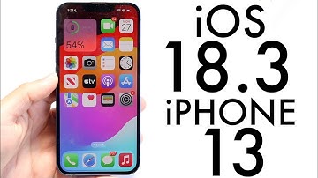 iOS 18.3 On iPhone 13! (Review)