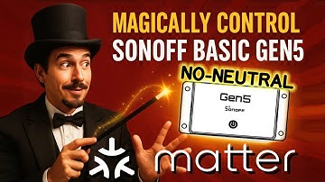Matter + Magic-Switch + NO-NEUTRAL Basic Gen5 Sonoff Finally did it!