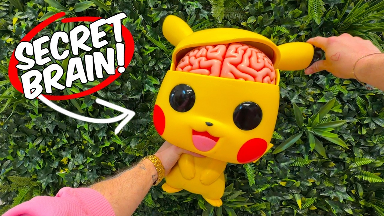 Secret Brain inside PIKACHU Funkopop?! - YouTube