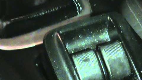 2003 Miata MX5 Power window switch Removal