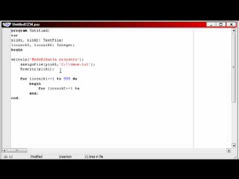 Wideo: Jak Napisać Program W Pascalu