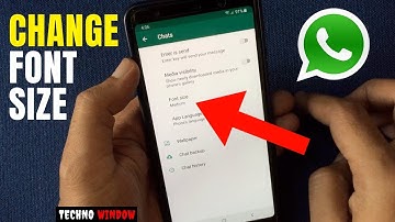 How to Change Font Size in WhatsApp (Android)