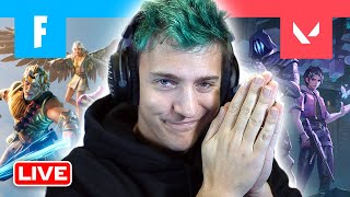 Dominating Fortnite & Valorant Equally - Live