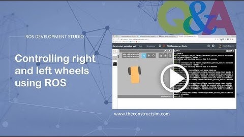 [ROS Q&A] 095 - Controlling right and left wheels using ROS