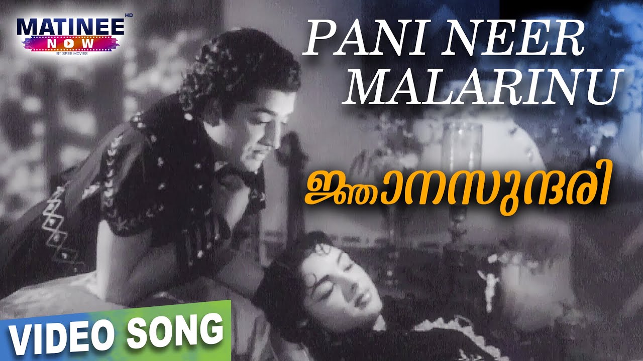 Panineer Malarinorithal Video Song   Jnaanasundari  Prem Nazir  Kamukara   Abhayadev