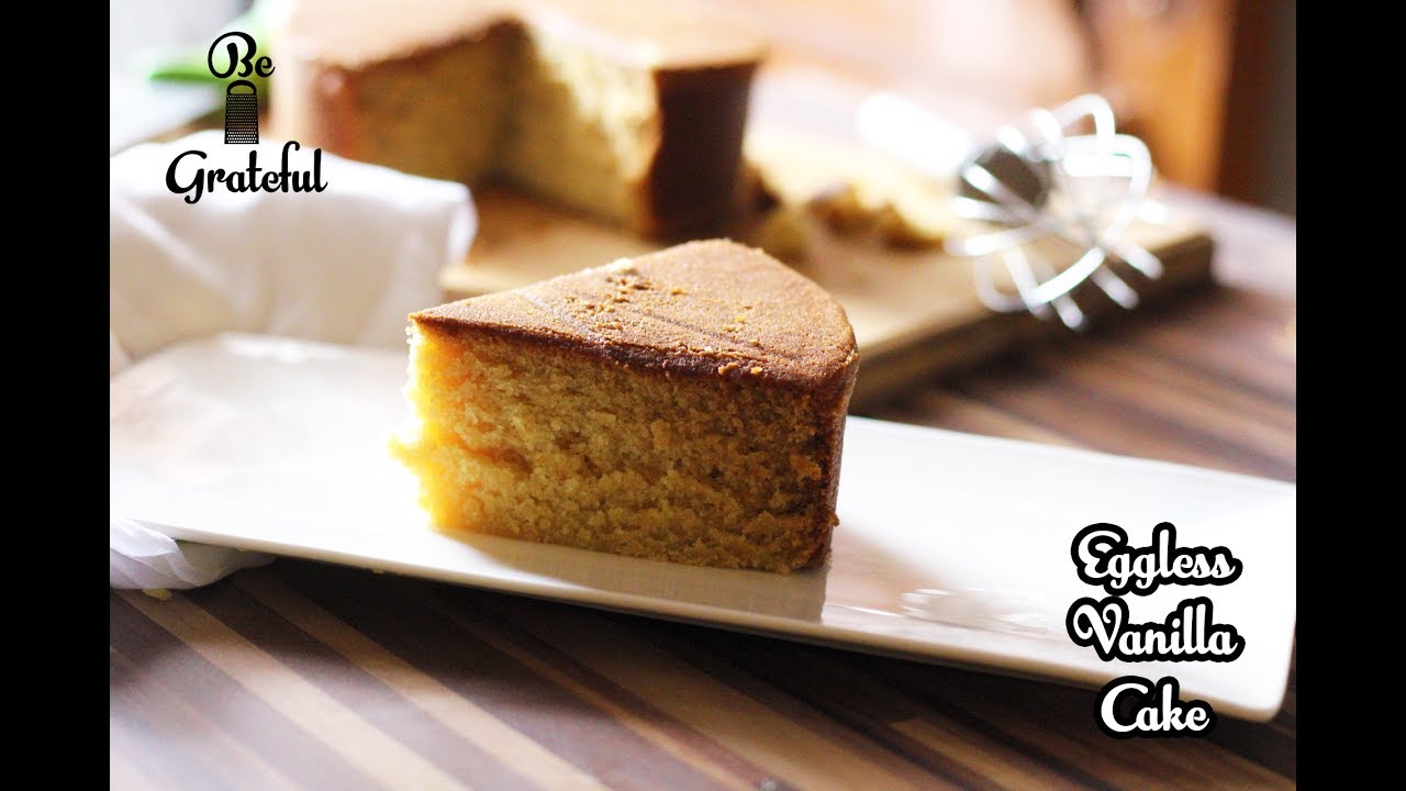 How To Make Eggless Vanilla Sponge Cake | Quick & Easy | Homemade - YouTube