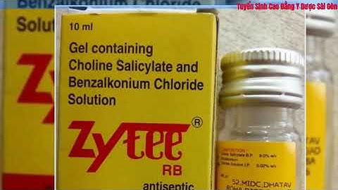 Hướng dẫn sử dụng thuốc zytee