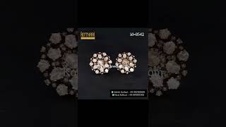 South Indian Uncuts Diamond Victorian Gold Stud Earring || KothariJewelryUSA