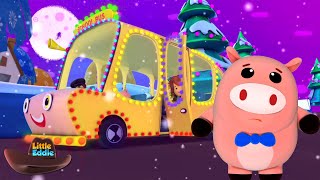 wheels christmas bus fun holiday song nursery rhyme kids