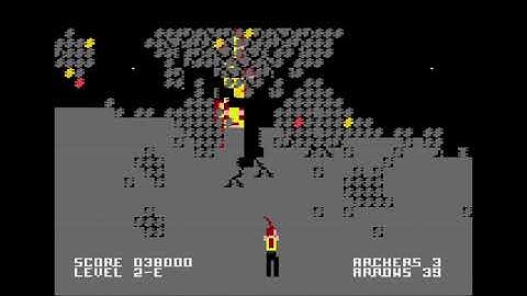 Atari 8bit FORBIDDEN FOREST