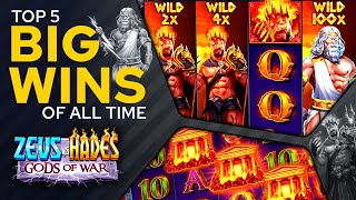 Top 5 Biggest Wins on Zeus vs Hades - Gods of War