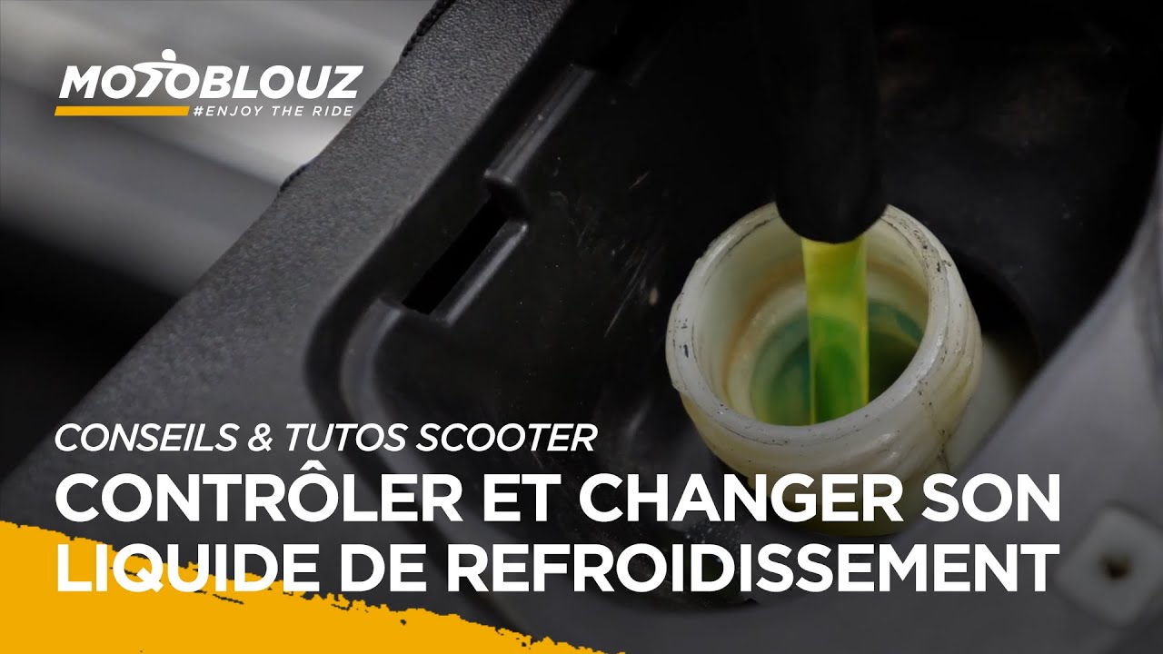 Vidanger le liquide de refroidissement d'une moto