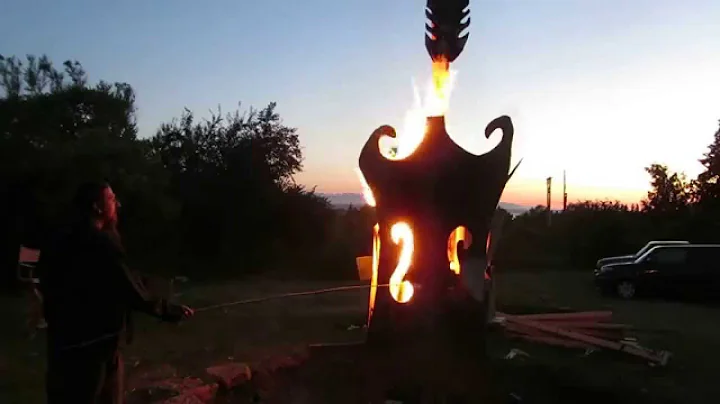 Flaming Guitar