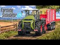 Straw Collection With Claas Tractor In Fs23 Farming Simulator 23