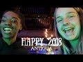 celebrating new year in Antigua, Guatemala!