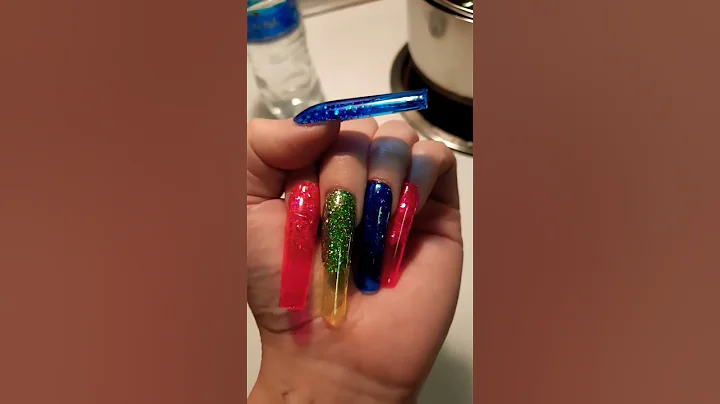 My jelly nails I created with @MakarttOfficial pro...