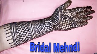 Full Hand Bridal Henna Mehndi Design Tutorial 2019 || Latest Beautiful Front Hand Dulhan Mehndi