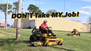 : The ROBOT Mower is About to TAKE Over MY Job! What Should I DO?! Wright ZK Autonomous Mower Takeover