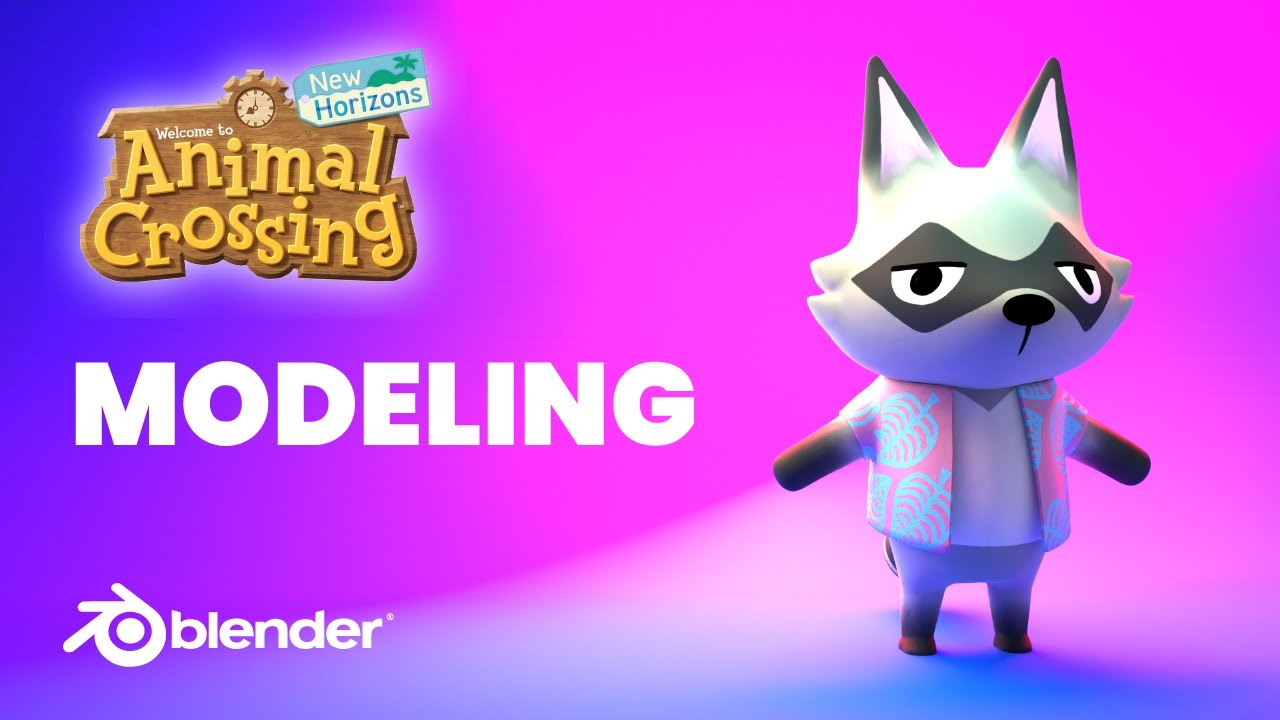 Model your Animal Crossing Character in 3D | Blender Basics Series ...