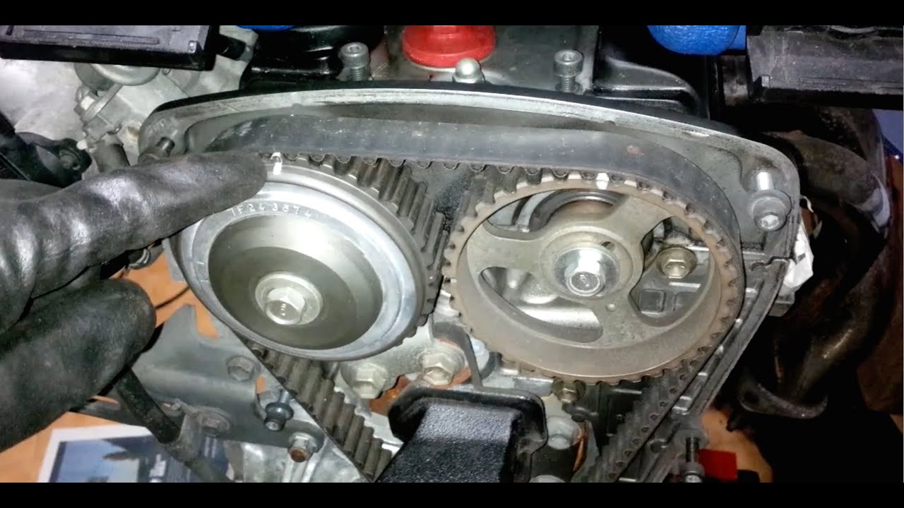 ᴴᴰ(Part 2) Toyota 4AGE 20 valve black top engine rebuild ... 1990 mazda miata engine diagram 