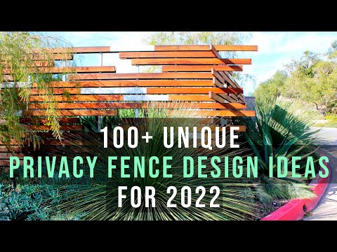 Top 100 unique privacy fence design ideas for front yards and backyards 
