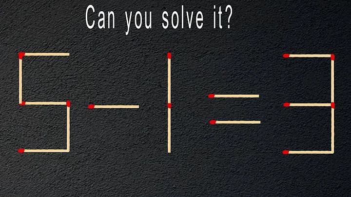 Turn the wrong equation into correct | Matchstick Puzzle #matches #mindtest #puzzlegames #mathtricks