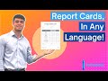 How to Translate Your Report Card to Any Language
