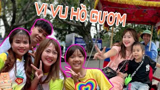 Một Ngày Mẹ Hà Hà Hí Cho Em Mint Vy Vi Vu Quanh Hồ Gươm | Hà Hà Hí Vlog