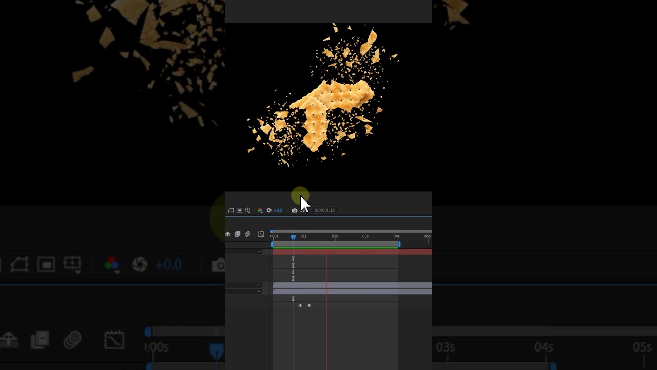 After Effects Shatter broken Easy Tutorial #shorts #aftereffects