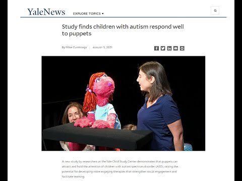 Study finds children with autism respond well to puppets