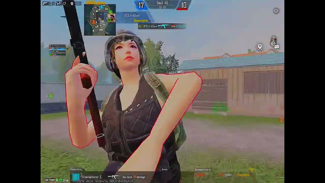 My first gameplay on YouTube device iPad mini5 PUBG test